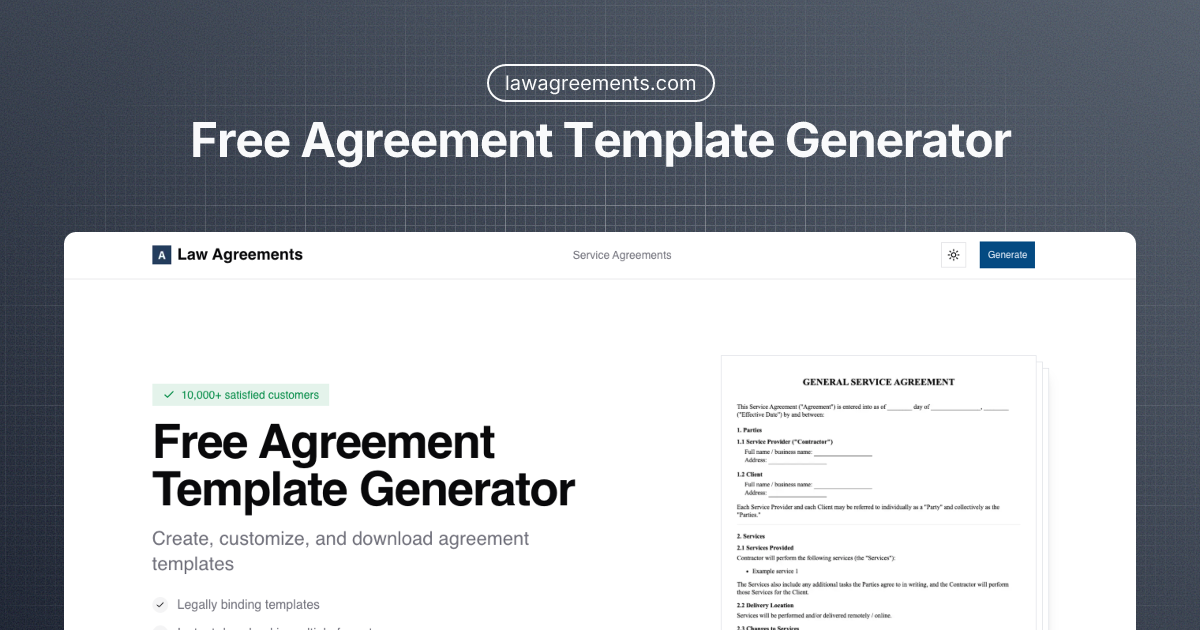 LawAgreements screenshot 1